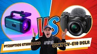 NEW! PTZOptics Studio Pro Vs. Sony ZV-E10 Camera