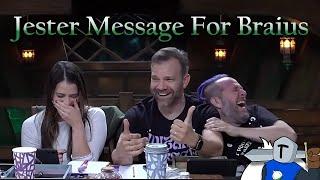 Jester Message For Braius