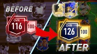  I UPGRADED OVR OF A SUBSCRIBER FIFA MOBILE 23 ACCOUNT! 116 TO 126 TOTY UPGRADE Episode - 1