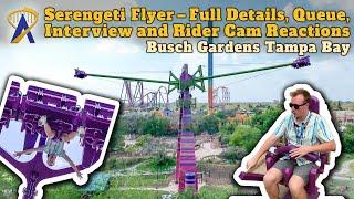 Serengeti Flyer – Full Details, Interview, Queue and Rider Reaction at Busch Gardens Tampa Bay