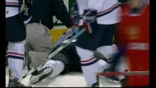 Vitaly Vishnevsky hit on Dustin Brown