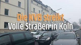 Köln: Verdi-Streik bei der KVB - Stau auf Autobahnen, viel Verkehr auf den Straßen