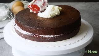 How to Frost a Double Layer Cake