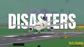 Recreating AVIATION DISASTERS in Roblox PTFS...