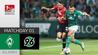 SV Werder Bremen - Hannover 96 1-1 | All Goals | Matchday 1 – Bundesliga 2 - 2021/22