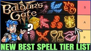 Baldur's Gate 3 - New Best MOST POWERFUL Spell Tier List - Highest Damage Spells & Class Guide!