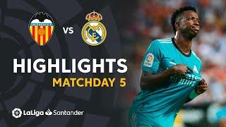 Highlights Valencia CF vs Real Madrid (1-2)