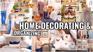 HOME DECORATING & ORGANIZATION IDEAS!! ORGANIZE WITH ME | DECLUTTERING AND ORGANIZING MOTIVATION