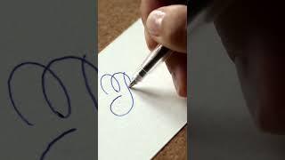 Пишем обычной ручкой) #каллиграфия #copperplate