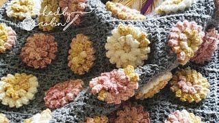 How to Crochet a Popcorn Flower Granny Square