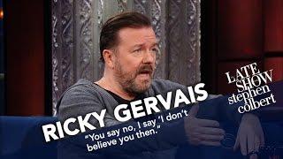 Ricky Gervais And Stephen Go Head-To-Head On Religion