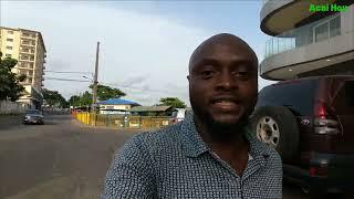 Touring The Neighborhood Of BATTERIE IV In Libreville Gabon