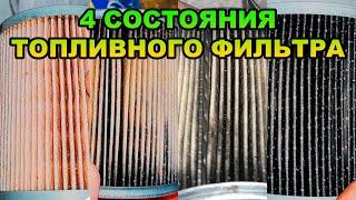 Гадание на топливных фильтрах. Какие бывают состояния топливного фильтра.