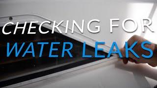 Checking for water leaks - Boating Tips & Tricks