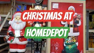 THE HOMEDEPOT CHRISTMAS DECORATIONS WALKTHROUGH COME WITH ME 2021