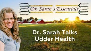 Udder Health: Dr. Sarah's Essentials 100% Natural Animal Products