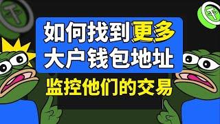 如何發現更多幣圈大戶錢包地址？並監控他們做什麽交易!!!!!大戶會幫你篩選熱門新幣——如何發現熱門新幣 如何找新幣 熱門代幣 最具潛力虛擬貨幣 炒幣技巧 虛擬貨幣 加密貨幣