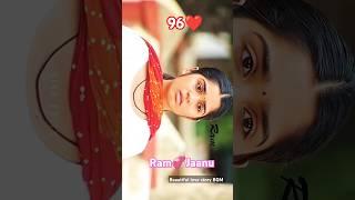 96 RamJaanu #movie #lovestory#tamil #Telugu#youtubeshorts #status#music#song #love #viralvide#reels