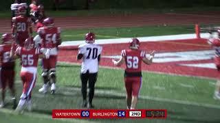 Red Devil Football Defeat Watertown in Shutout Fashion on Senior Night