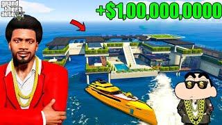 Franklin & Shinchan Collecting $1 to $1,000,000 POLICE Car FOR Showroom In GTA5 || SumitOP