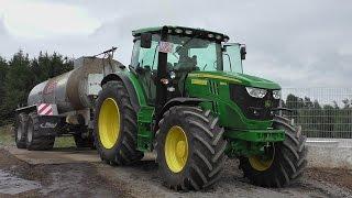 Güllefahren mit John Deere 6150R