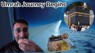 Umrah Journey Begins - Manchester to Jeddah Flight Saudia Airlines Economy - Makkah Hotel #umrahvlog