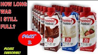 Premier Protein Drink Review: How Long Did I Stay Full? #PREMIREPROTEIN #FYP #SUB #STAYEDFULL #YUMMY