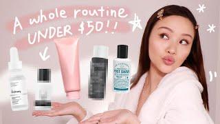 a broke b*tch skincare routine (she's fragrance-free + alcohol-free!)