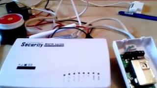 Сигнализация Security ALARM SYSTEM подключение проводных датчиков