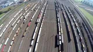 hump yard 4K - Rangierbahnhof Limmattal