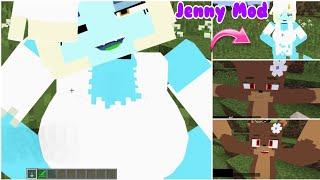 Jenny Mod 1.3.2 New Version Gameplay / Minecraft Jenny MOD 1.12.2 / Ellie, jenny, Bia, Allie Update