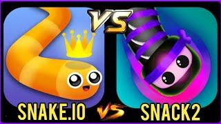 Snake.Io Vs Snack2 Game Comparison!