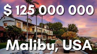 Inside $125,000,000 Luxury House In Malibu, California, USA | America, Celebrity Houses