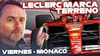 Leclerc marca terreno en Mónaco
