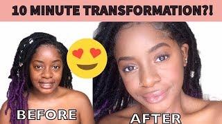 10 MINUTE Everyday Makeup Tutorial! In a RUSH