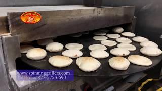 Pita Bread Oven - Naan Oven  by Spinning Grillers-  Large Capacity - خط خبز عربي