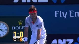 David Ferrer v Steve Johnson highlights (3R) | Australian Open 2016