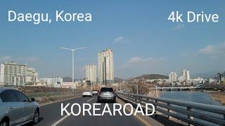 South Korea Daegu Drive 한국 대구 도심주행 영상