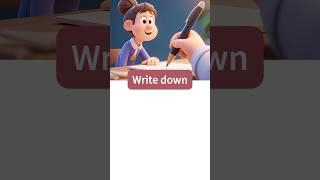 Useful Phrases"Write down"Daily Coversations #vocabulary #englishspeaking #phrases #english #cartoon