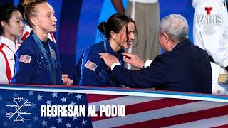 USA vuelve a conquistar una medalla en clavados | Juegos Olímpicos París 2024 | Telemundo Deportes