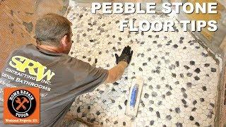 Pebble Tile Shower Floor Tips (5 Key Concepts!) -- by Home Repair Tutor