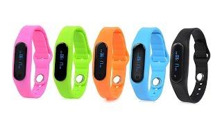 E06 Remote Camera IP57 Time Display OLED Screen Smart Band