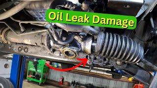 Years of Sludge! Seals Blown Out | Rack & Pinion Oil Leak #mechanic