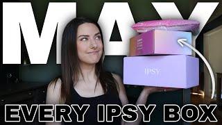 ALL 3 IPSY  BOXES for MAY | testing everything possible🪞
