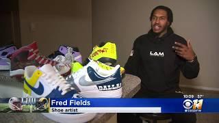 CBS Dallas Interview with Fred Fields (@iMakeCustomCleats)