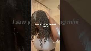 mini twists maintenance  FULL VIDEO COMING SOON  #haircare #naturalhair #minitwists