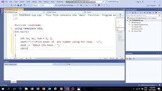 C++ POWER OF NUMBER