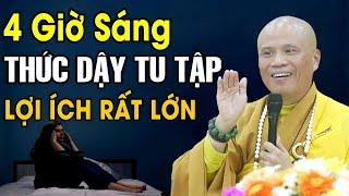 4 GIỜ SÁNG THỨC DẬY TU TẬP LỢI ÍCH RẤT LỚN |  ĐĐ  Thích Giác Nhàn