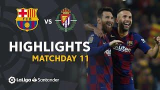 Highlights FC Barcelona vs Real Valladolid (5-1)