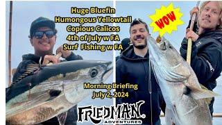 Limits of white seabass, huge bluefin tuna, calicos gone crazy, 4th of July with FA/Island Spirit